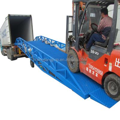 China Easy Operation Truck Unloading Ramps Dock Ramps Container Unloading Ramp for sale