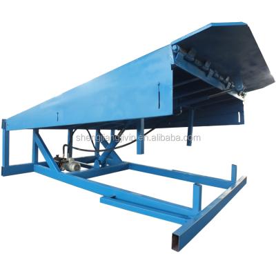 China 6T 8T 10T 12T hydraulic loading dock levelers loading stationary dock ramp used for warehousing cargo table loading unloading for sale