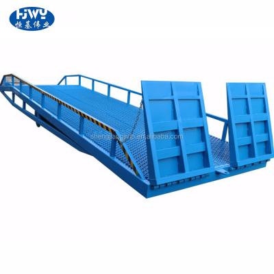 China Loading And Unloading 6 Ton Hydraulic Adjustable Container Dock Ramp Factory Direct Sales For Truck for sale