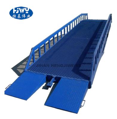 China Loading and unloading 8ton factory direct sales hydraulic forklift loading dock ramp bridge for sale