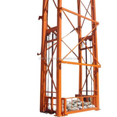 China Easy Operation Safety Convenience Elevator Warehouse 1000kg 2000kg Wall Mounted Cargo Lift For Goods for sale