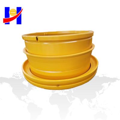 China Steel Type 25 Inch 25-25.00/3.5 OTR Wheel Snap Weld MT439B Wheel Loader Rim Tire Size 29.5R25 5pc Steel Rim for sale