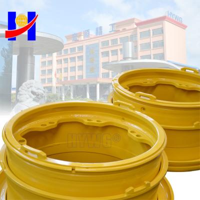 China Big Size Snap Weld Mining Equipment Wheel Rim Tire Size 58.00-63 63 Type 63-44.00/5.0 ORT Wheel Inch 5pc Tubeless Steel Rim for sale