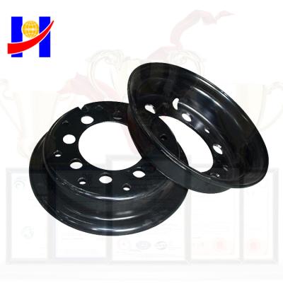 China Flash Weld Price LIND HYSTE HYUNDA Company Tire Size 4.00-8 Industrial Equipment Split Type 3.00D-8 Forklift Wheel Steel Rim for sale