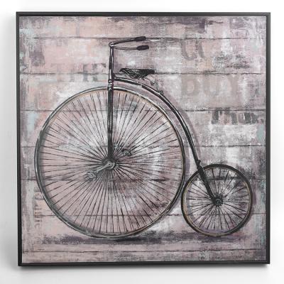 China DIY Unique Design Traditional Bicycle Crystal Painting Picture Frame for sale