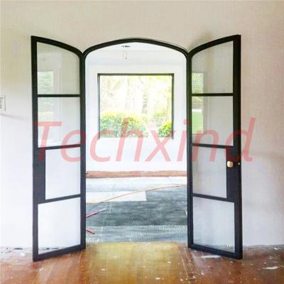 China Waterproof Black Aluminum Aluminum Bifold Barn Interior Handles And Windows Doors Prices for sale