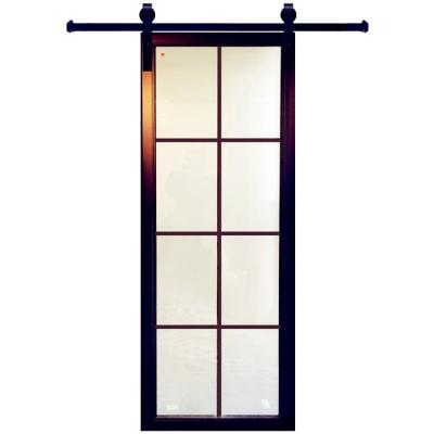 China Waterproof Contemporary Hardware 24 In 24In Bedroom Bathroom Shower Barn Doors Slide for sale