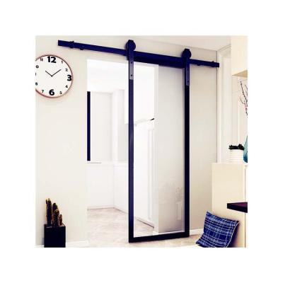 China Low Profile Waterproof Pocket 24 in Hardware Kits Sliding Rails Rail Barn Doors Laundry Room for sale