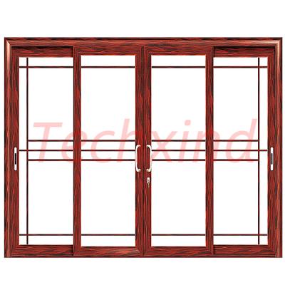 China Custom Heat Insulation 3 Panel Glass Replacement Bypass Built In Large Sliding Wardrobe Doors for sale