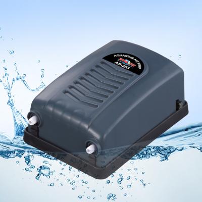 China Quiet Dual Output Air Compressor Quiet Aquarium Accessories Quiet Stones 2.5l 8l/min Aquarium Compressor for sale