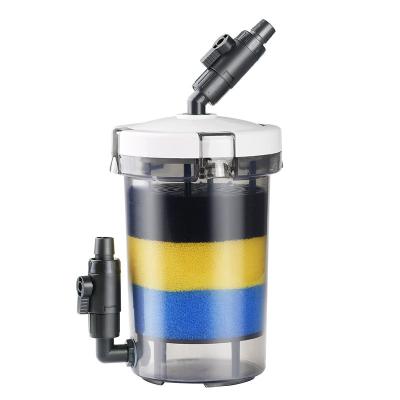 China Viable External Top Aquarium Fish Tank Filter Canister Sponge External Aquarium Filter Canister for sale