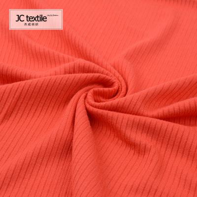 China China Factory Luxury Soft Customized Red Fusible Rib Brocade Fabric For Dress for sale