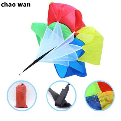 China Strength Training Factory Kids Speed ​​Training Resistance Umbrella Soccer Wholesale Fitness Color Parachute for sale