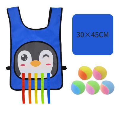 China Funny Educational Throwing Toy Vest Tank Top Game Toy Children Dodging Ball Kids Parent-Child Sticky Outdoor Sports Sticky Toys for sale