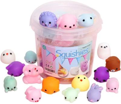 China Interactive parent-children. Squeeze Toy Cute Animal Antistress Ball Squishy Squeeze Mochi Rising Toys Abreaction Release Soft Sticky Squishy Trigger Toys Funny Gift for sale