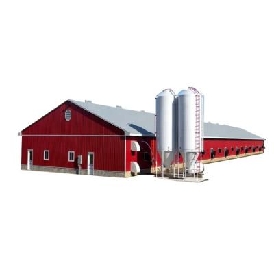 China Steel Fabricated House Poultry House Warehouse Steel Structure for sale