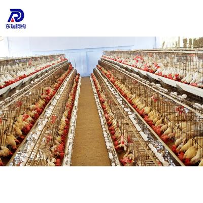 China Prefab Steel Structure Poultry Low Cost Chicken Cow Horse Sheep Poultry Farm House Design Drawing for sale