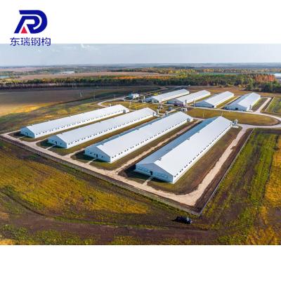 China Industrial Free Design Farm Building Poultry Farm Low Cost Chicken House Design for sale