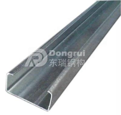 China Easy Assemble Steel Structure Purlin Metal Sandwich Panel Cold Rolled for sale