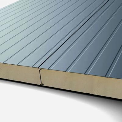 China Hot Selling Modern Porcelain PU Sandwich Panel For Cold Room PU Insulated Polyurethane Sandwich Panel for sale