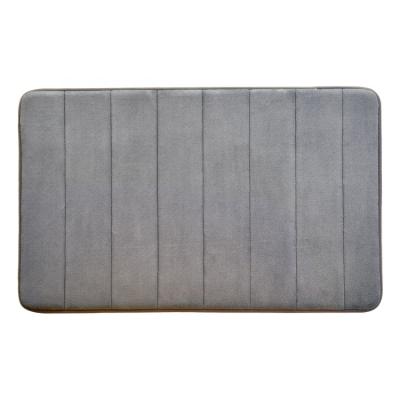 China New Type Stripe Non Slip Memory Foam Sustainable Factory Supply Bath Mat for sale