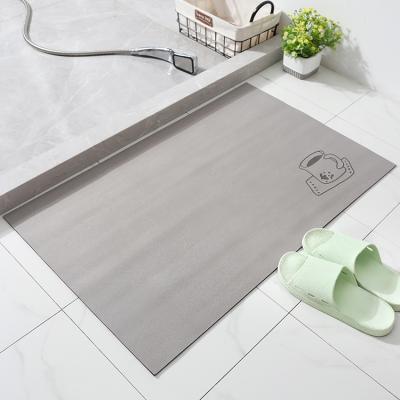 China New Technology Absorbent Fabric Non Slip Super Bath Mat Sustainable (CHAKME) for sale