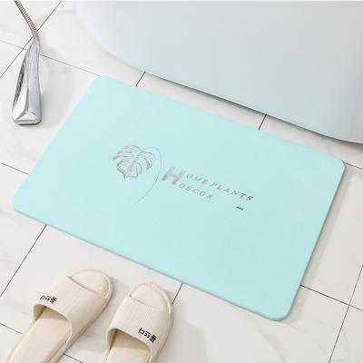 China (CHAKME) New Viable Diatomite Bath Mat Diatomite Bathroom Burning Absorbent Mat for sale