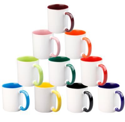 China Sublimation Two Tone Viable Color Mugs Top Grade 11oz for sale