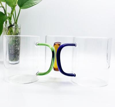 China Sustainable 11oz Sublimation Clear Glass Mug for sale