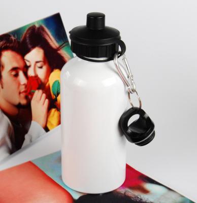 China 600ml Sustainable Sublimation Aluminum Bottle With 2 Lid for sale