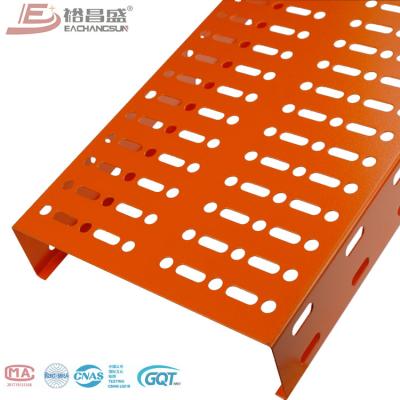 China Home Wiring/Engineering & hot sale factory price different size and construction accessories Galvanized Tray Cable Tray Perforated for sale