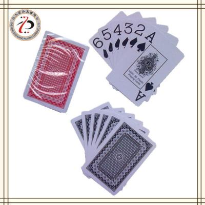 China CUSTOM WASHABLE 100% PLASTIC POKER CARDS for sale