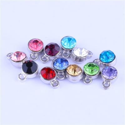 China Loose Rhinestone Zircon Lot 30pcs CLASSIC Color Birthstone 10*7mm Color Beads Charms Necklace Jewelry Craft Making for sale