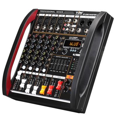 China Professional KTV Power Mixer Console Usb Audio Best 8-Channel 6-Channel for sale