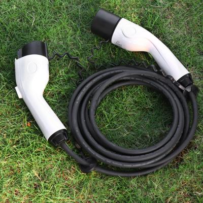 China OEM China 16/32a industrial electric car ev charging socket with 16 feet cable for sale