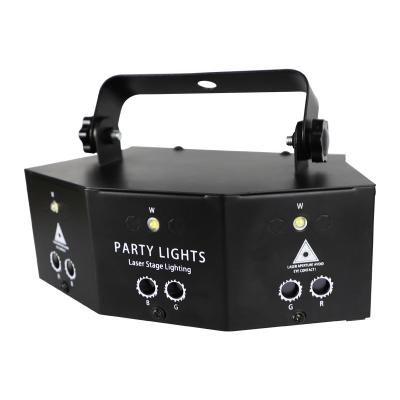 China Theme Park Mini 9 Disco Party DJ Decoration Strobe Light Beam Projector Light Eyes Led Laser Disco Stage Light for sale