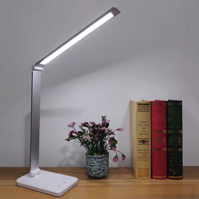 China Modern Wireless Charging LED Desk Eye Shield Eye Shield Table Light Mobile Phone Lamp Modern Study Read Desk Lamp for sale