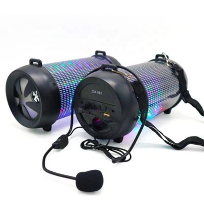 China No LED Subwoofer 15W Colorful Outdoor Portable Karaoke Home Theater BT Speakers for sale