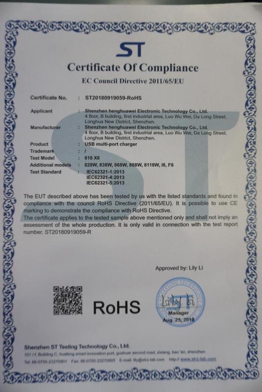 RoHS - Shenzhen Uray Technology Co., Ltd.