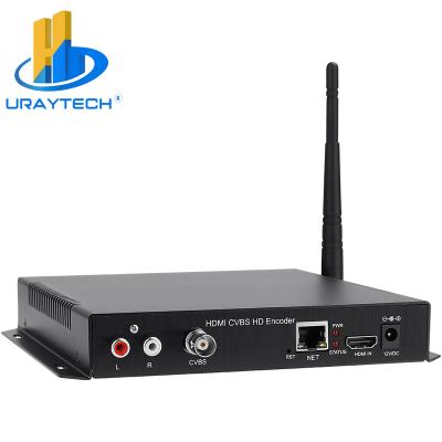 China URay HDMI + CVBS /AV /RCA /BNC WIFI SD Video Audio Encoder H.264 Hardware Encoder RTSP UDP For IPTV Live Streaming UHCE264-1W for sale