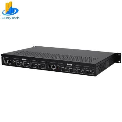 China URay Tech 8 Channels mpeg4 avc H.264 HD HDMI to IP IPTV Live Streaming Encoder for catv UHE265-8S-1U for sale