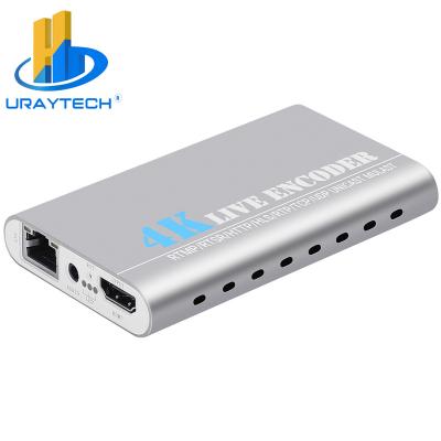 China URay HEVC 4K Ultra HD HDMI To IP Video Encoder H.265 H.264 IPTV Encoder Live Streaming Encoder H265 Server UHE265-1-4K for sale