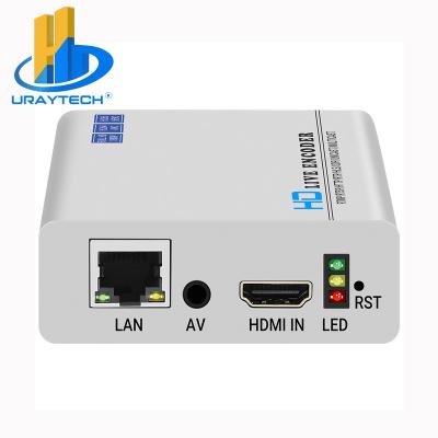 China URay H.265 H.264 HDMI CVBS AV RCA Video Streaming Encoder IPTV Encoder HD SD Video Live Broadcast Encoder With PAL NTSC UHAE265-1-Mini for sale