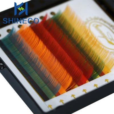 China China Manufacturer Wholesale All Color Natural Eyelashes And Colored Eyelash Extensions for sale