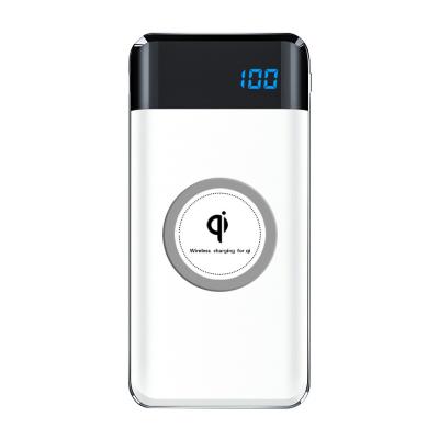 China LED indicator shows power radio charging mobile power digital display portable radio charging power bank for sale