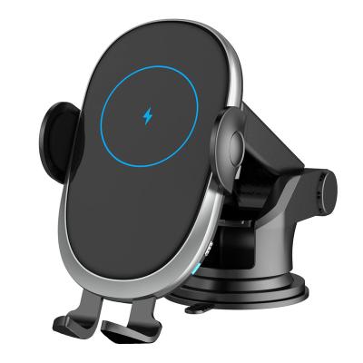 China Factory Stereo Mobile Phone Holder Fast Wireless Charger Mount With Stand Car Wireless Charger for sale