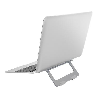 China Hot Online Aluminum Alloy In EU USA Adjustable Folding Aluminum Laptop Stands Computer Stand With Fully Folding for sale