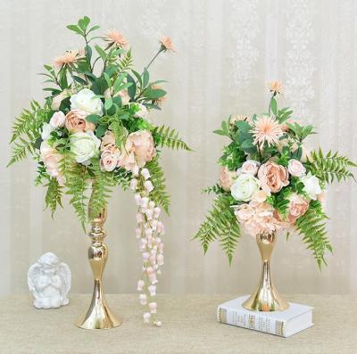 China Flower Ball For Decor Wedding Reception Centerpieces Flower Ball Floral Arrangements For Banquet Hall for sale