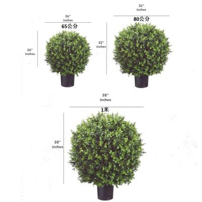 China Minimalist Artificial Potted Branch Fruit Ball Plasticbranch Baidi Leaf Bayberry Myrica Rubra Boxwood Green Plants Wedding Trees Decoration for sale