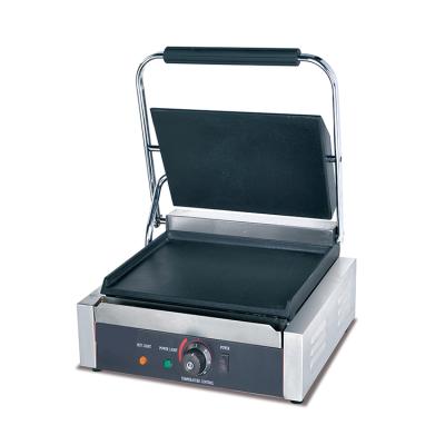 China Hotel Commercial Electric Single Dish Panini Grills And Electric Flat Top Griddles for sale